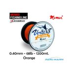 Momoi Vertex 8x 0.40mm 68lb 1200mt. Turuncu İp Misina