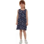 Momordica Kız Çocuk Desenli Kolsuz Elbise - 8 Yaş