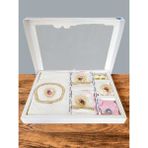 Mom's Baby Hastane Çıkışı Kız Bebek Kıyafeti Yeni Doğan Bebek Hediyesi 10 Parça Bebek Tulum Battaniye Mevlüt Takımı - 0 - 3 Ay - Krem