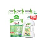Mom's Green 2'li Set - 50'li Bulaşık Makinesi Tableti ve 1500 ml Organik Aloeveralı Bulaşık Temizleyici