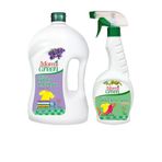 Mom's Green 2'li Set Bitkisel Çamaşır Deterjanı 40 Yıkama Lavanta - Bitkisel Leke Çıkarıcı Sprey 750 ml