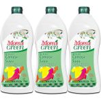 Mom's Green 3'lü Set Bitkisel Çamaşır Suyu - Beyaz Çiçekler Eco - 750 ml