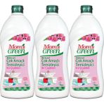 Mom's Green 3'lü Set Bitkisel Çok Amaçlı Temizleyici Kır Çiçekleri Eco (3 Adet x 750ML) - 1