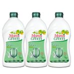 Mom's Green 3'lü Set Bitkisel Limonlu Bulaşık Makinesi Parlatıcı (3 x 500 ml)