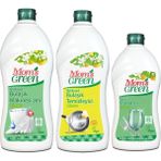 Mom's Green 3'lü Set Mom's Green Bulaşık Makinesi Jeli Deterjanı 1 Lt + Elde Bulaşık Limon 1 L + Parlatıcı 500 ml