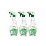 Mom's Green 3'lü Set Organik Sirkeli Kir ve Kireç Sökücü Sprey Limon (3 x 750 ml)