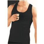 Mom's Lab 940 Korse Erkek Atlet;Siyah L/Xl