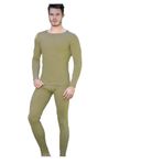 Mom's Lab Asker Set Erkek Alt Üst Uzun Kol Termal Takım -20 Derece Tam Koruma;Haki-18 2Xl