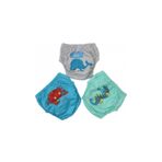 Mom's Lab Erkek Bebek Sevimli 3'Lü Alıştırma Külodu;Çok Renkli 2-4 Yaş,MOKLAR552211074461920