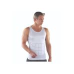 Mom's Lab Erkek Slim N Lift 2 Beden Incelten Dikişsiz Atlet Korse;Beyaz 2Xl