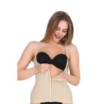 Mom's Lab Kadın Agraflı Göğüs Altı Ten Rengi Sıkılaştırıcı Yelek Atlet Korse;Ten 2Xl