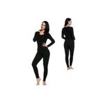 Mom's Lab Kadın Siyah Termal Alt-Üst Takım;Siyah Xl,8680508957533