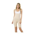 Mom's Lab Kadın Ten Seamless Göğsü Açık Boxer Boy Korse;Ten 2Xl