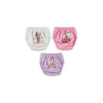 Mom's Lab Kız Çocuk Poopes 3'Lü Kombin Alıştırma Külodu;Beyaz-Pembe-Lila 3-4 Yaş,MOYM8701253192502