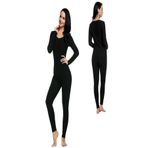 Mom's Lab Paristrend Uzun Kol Fanila Tayt (Alt-Üst) Termal Içlik Takım;Siyah 2Xl,CF744444168890
