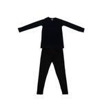Mom's Lab Unisex Çocuk Siyah Termal Alt Üst Takım D135-D136;Siyah 11-13 Yaş,135136d3
