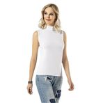 Mom's Lab Yarım Boğazlı Kadın Sıfır Kol Atlet Nb Yeni Sezon;Beyaz S/M,mz8963658698053