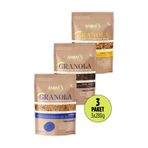 Mom's Natural Foods 3'LÜ GRANOLA MUZ-CEVİZ 280 G / YABAN MERSİNİ 280 G / KAKAO-FINDIK 280 G