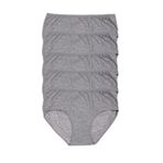 Momslab 5'li Paket Likralı Bato Külot, XS, Elf568t0924ccm5, Gri, kadın