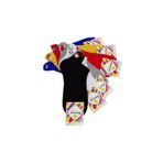MOMSLAB 6 LI PAMUKLU KADIN EMOJİ NAKIŞLI PATİK ÇORAP (KARMA / 36-40)