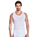 Momslab 6'lı Paket Erkek%100 Pamuk Beyaz Askılı Penye Kumaş Klasik Atlet (BEYAZ / 2XL)