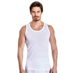 Momslab 6'lı Paket Erkek%100 Pamuk Beyaz Askılı Penye Kumaş Klasik Atlet (BEYAZ / 4XL)