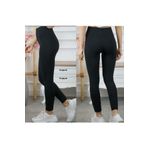 Momslab Çelik Örme Tayt (SİYAH/M)