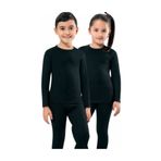Momslab Çocuk Termal Alt - 835 (Siyah / 5-7 Yaş)