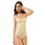 Momslab Dikişsiz Seamless Çıtçıtlı Badi Korse St755 (Beyaz/L)