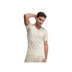 Momslab Erkek Kısa Kol Fanila Yün Içlik 1000 (Krem/XL)