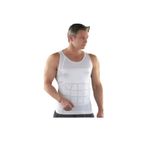 Momslab Erkek Korse Atlet (Beyaz/XL)