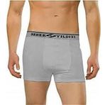 Momslab ERKEK LİKRALI BOXER 6 LI PAKET (GRİ/M)
