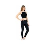 Momslab Fittilli Kadife Tayt, M, XPN154, Siyah, kadın