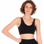 Momslab KADIN İNCE PEDLİ DESTEKLİ SİYAH BÜSTİYER (siyah/S)