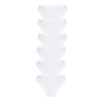 Momslab Kadın Lazer Dikişsiz Seamless Külot 6lı (BEYAZ/L/XL)