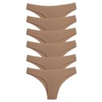 Momslab Kadın Lazer Dikişsiz Seamless Külot 6lı (TEN/M/L)