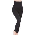 Momslab Kadın Siyah 2 Beden Incelten Yüksek Bel Tayt Korse Siyah 2Xl