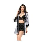 Momslab Kadın Siyah Fantazi Gecelik Takım 1106 (KATALOG RENGİ/M)