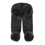 Momslab Kadın Siyah İçi Peluş Termal Tayt (siyah/L/XL)