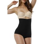 Momslab Kadın Siyah Lazer Kesim Yüksek Bel Slip Korse 2003 (Siyah/S/M)