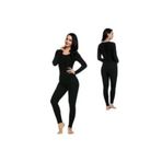 Momslab Kadın Siyah Termal Alt-üst Takım (SİYAH/M)