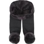 Momslab KADIN SİYAH TERMAL İÇİ PELUŞ TAYT (siyah / 2XL)