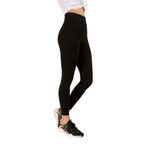 Momslab Kadın Siyah Yüksek Bel Korsajlı Spor Tayt (SIYAH/L)