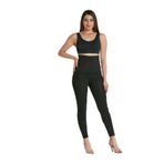 Momslab Kadın Siyah Yüksek Bel Toparlayıcı Tayt (Siyah/XXL)