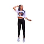 Momslab Kadınyüksek Bel Tam Toparlayıcı Siyah Parlak Disco Tayt (Siyah/M)