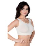 Momslab Kalın Askılı Toparlayıcı Büstiyer Sütyen, M, ygDNX531802, Beyaz, Kadın
