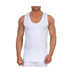 Momslab Klasik Erkek Atlet, 6'lı Set, 1, nıTE01, Beyaz