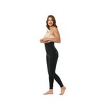 Momslab Korseli Termal Peluşlu Dikişsiz Bayan Tayt (Siyah)