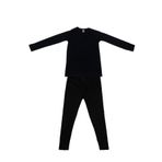 Momslab Unisex Çocuk Siyah Termal Alt Üst Takım D135-d136 (siyah / 11-13 Yaş)