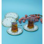 Mon Amour Porselen 6'lı Çay Tabağı